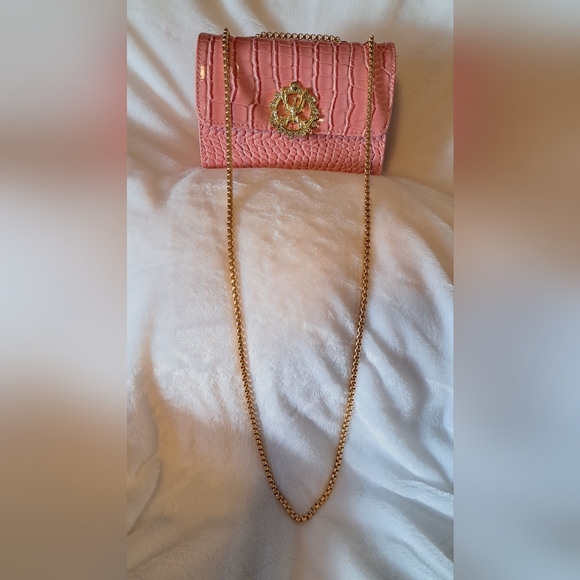 NWT Patent Leather Croc Convertible Bag - Picture 3 of 15